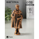 Фигурка гипс «Солдат», 15×6×3 см, винтажная бронза