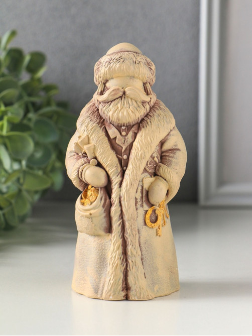 Фигурка гипс «Купец», 13×7 см, слоновая кость