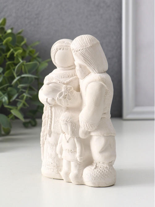 Фигурка «Семейный оберег», 14×8.5×6 см, натуральный