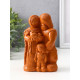 Фигурка «Семейный оберег», 14×8.5×6 см, красная глина
