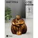 Фигурка гипс «Дама», 9×8×8 см, под бронзу