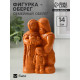 Фигурка «Семейный оберег», 14×8.5×6 см, красная глина