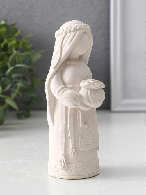 Фигурка - оберег «Денежная берегиня», 14×6×6 см, натуральный