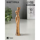 Фигурка гипс «Эстетика», 19×3×4 см, под бронзу