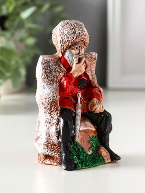Фигурка гипс «Дух гор», 12.3×7×6.5 см, красный