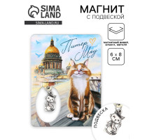 Магнит «Питер», 6×8 см