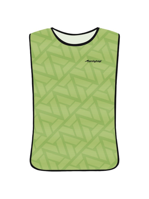 Манишка футбольная Triangle ONLYTOP, р. 50-56, на резинке, зелёная