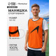 Манишка футбольная ONLYTOP, р. 50-56, на резинке, оранжевая