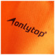 Манишка футбольная детская ONLYTOP, р. 36-40, на резинке, оранжевая