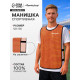 Манишка футбольная Print ONLYTOP, р. 50-56, на резинке, оранжевая