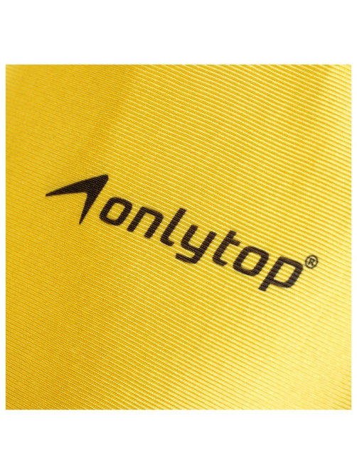 Манишка футбольная детская ONLYTOP, р. 36-40, на резинке, жёлтая