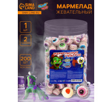 Жевательный мармелад «Глаза» с кисло- сладкой начинкой, 2 г