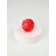Массажёр для рук и ног, d=3.5 см, 2 кольца, красный