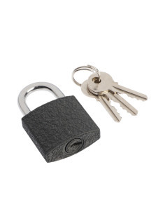 Замок навесной ТУНДРА OneKey001, 32 мм, с одной секретностью, 3 ключа