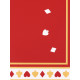 Пленка для цветов, «Удача», винный, 57×57 см