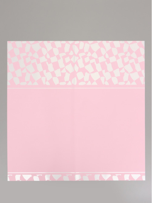Плёнка флористическая для цветов и букетов, розовая, 57×57 см