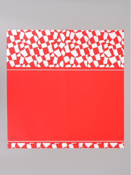 Пленка флористическая для цветов, красная, 57×57 см