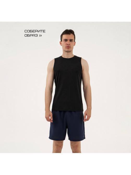 Майка мужская Resport, бифлекс, размер M (48), чёрная