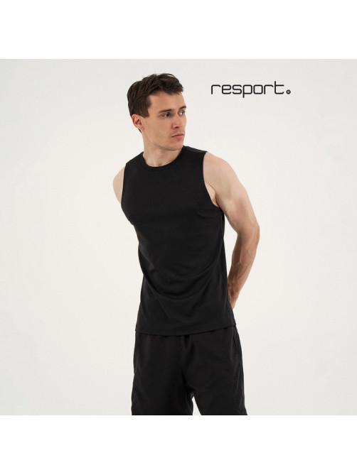 Майка мужская Resport, бифлекс, размер L (50), чёрная
