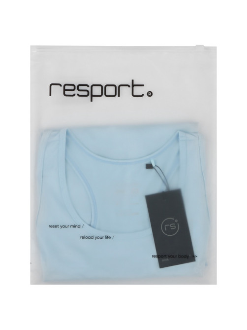 Майка спортивная женская Resport, размер 48 (L), голубая, базовая