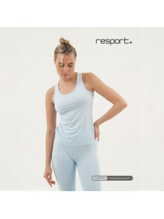 Майка спортивная женская Resport, размер 48 (L), голубая, базовая