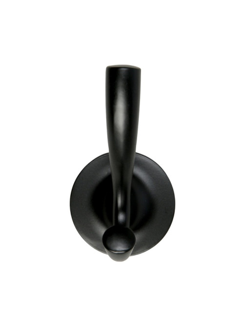 Крючок мебельный CAPPIO CONE, двухрожковый, цвет черный, 3 шт.