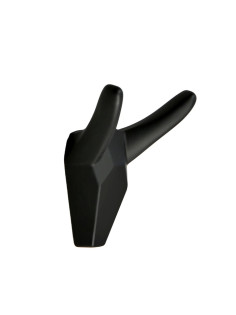 Крючок мебельный CAPPIO HORN, двухрожковый, цвет черный, 3 шт.