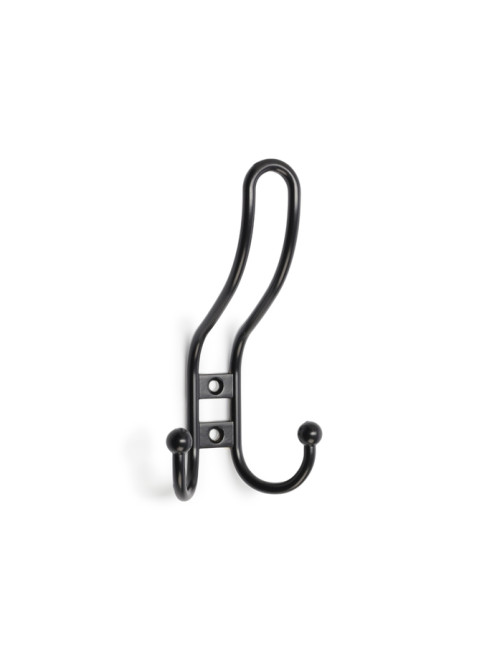Крючок мебельный ТУНДРА TKT002 LIGHT, трехрожковый, черный