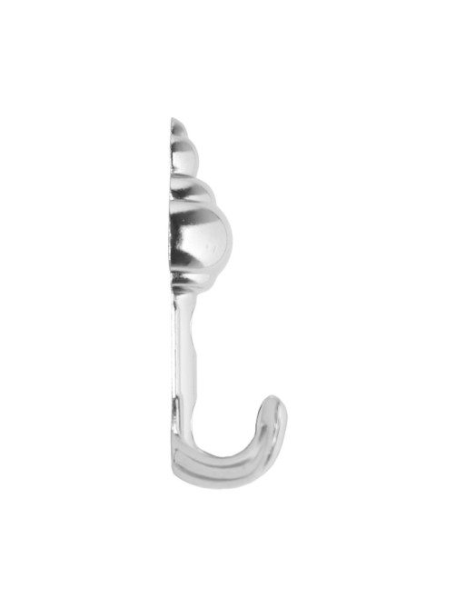 Крючок мебельный ТУНДРА TKd=028, двухрожковый, хром, 8 шт. TMP