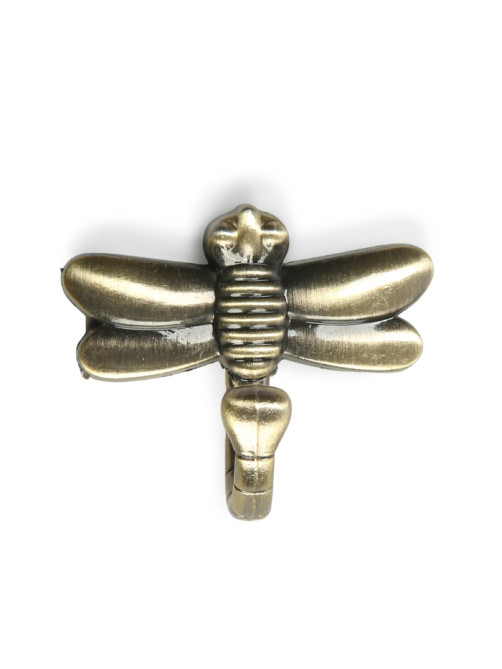 Крючок мебельный CAPPIO DRAGONFLY, однорожковый, цвет бронза