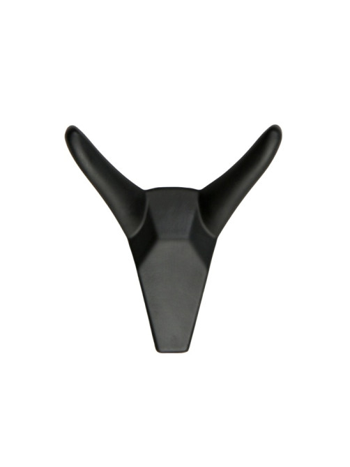 Крючок мебельный CAPPIO HORN, двухрожковый, цвет черный, 3 шт.