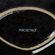 Менажница 3 ячейки Magistro «Ночной дождь», 20.5×3 см, фарфор, чёрная