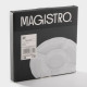 Менажница Magistro «Бланш», 24.7×24.5×2.7 см, 5 ячеек, фарфор, белая