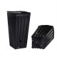 Пакет для рассады, 1.5 л, 11×11 см, h=20 см, полиэтилен, чёрный, Greengo