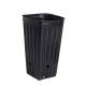 Пакет для рассады, 1.5 л, 11×11 см, h=20 см, полиэтилен, чёрный, Greengo