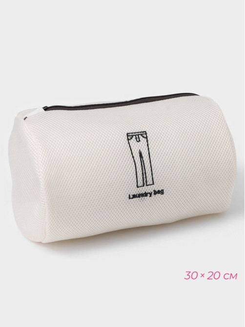 Мешки для стирки, 6 шт.: L= 60×50, M=50×40, S=40×30, XS=22×18, Цилиндр L=30×20, Цилиндр M=17×17, цвет бежевый