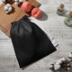 Мешочек текстильный «Этель» Home collection, 27×34 см, 45% лён, 55% хлопок, чёрный