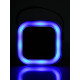 Караоке детское беспроводное ZABIAKA, 2 микрофона, bluetooth, 5 режимов подсветки, звуковые и световые эффекты, бежевое