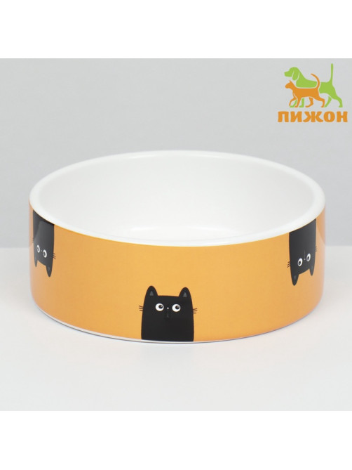 Миска «Удивление», 230 мл, 12.5×4.5 cм, керамика, жёлтая