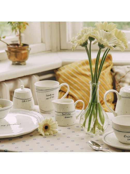 Молочник SL Home «Милый дом», 200 мл, фарфор, белый