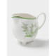 Молочник WY Bloomware, 250 мл, фарфор, белый, зелёный