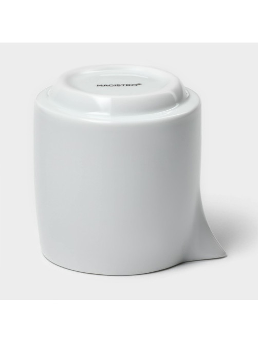 Молочник Magistro White gloss, 250 мл, фарфор, белый