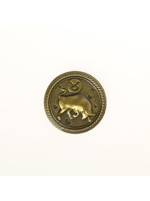 Монета сувенир знак зодиака «Телец», d=2.5 см