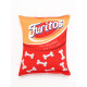 Игрушка текстильная для собак Furitos, 14×17 см, красная