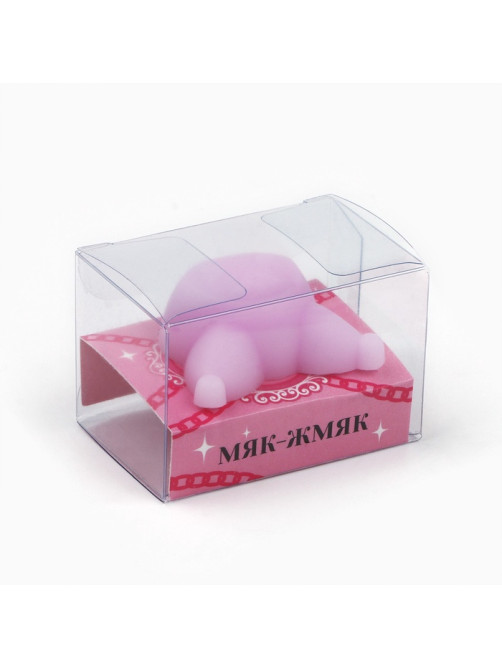 Мялка антистресс «Мяк жмяк», фиолетовая, 4.4×3.5 см