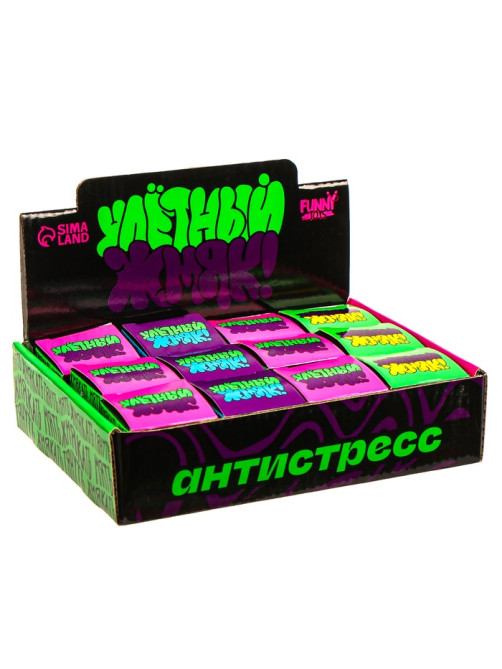 Антистресс сквиш мялка Funny toys «Улётный жмяк», 4 см, паста