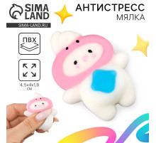 Сквиш антистресс мялка Funny toys «Зайка»в шапочке