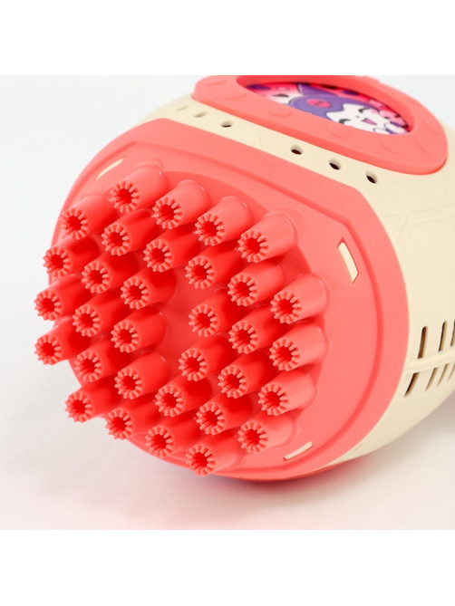 Генератор мыльных пузырей Funny toys «Зайчик», розовый, 18×10×18 см