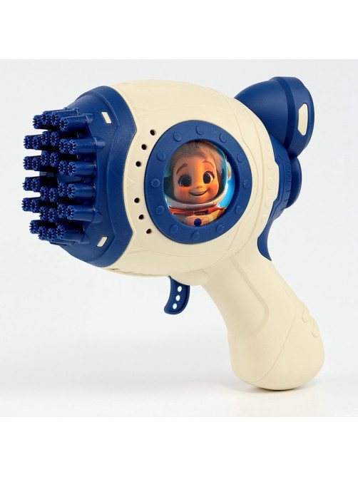Генератор мыльных пузырей Funny toys «Зайчик», синий, 18×10×18 см