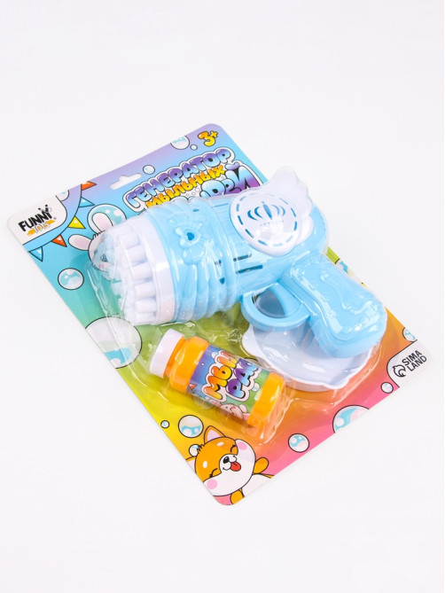 Генератор мыльных пузырей Funny toys «Пузырики», 16×15×7.5 см, МИКС